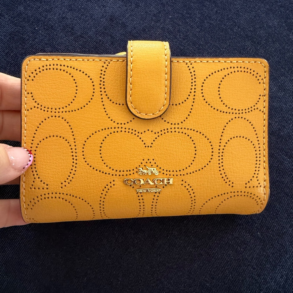 Coach Mustard Yellow Women's Wallet